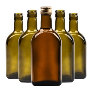 10× láhev RUM 350 ml hnědá na pálenku, whisky, likéry, domácí nápoje