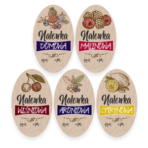 20x samolepicí etikety ELIPSA – nálepky na domácí likéry