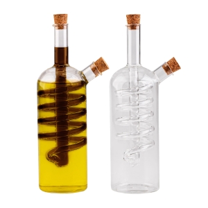 Dekorativní dvojitá lahvička 2v1 Spiral 300 ml