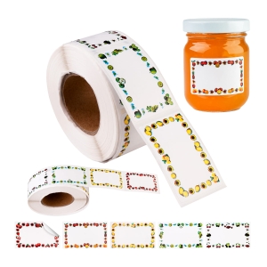 500x samolepicí etikety OVOCE na zavařeniny, likéry – nálepky v roli