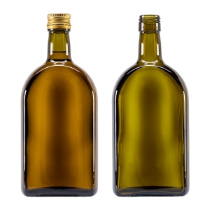 Sada 50 kusů – láhev RUM 500 ml olivová – na likéry, whisky