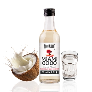 Esence do vodky a alkoholu Alcoblend MIAMI COCO – 50 ml na 1,5 l