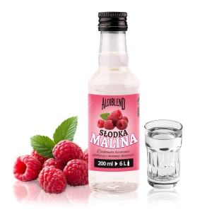 Esence dochucovací do vodky a alkoholu Alcoblend Sladká Malina 200 ml na 6 l