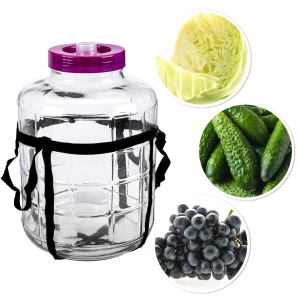 Multifunkční sklenice 24 l – na okurky, likéry, víno, kvašení, fermentaci