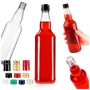 Skleněná láhev MONOPOLOWA 500 ml na mošt, likéry, vodku, alkohol