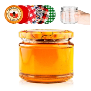 48x sklenice 330 ml na zavařeniny, džem, marmelády, med, houby + DÁREK