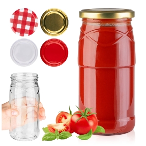 Sklenice 470 ml na med, zavařeniny, džemy a marmelády