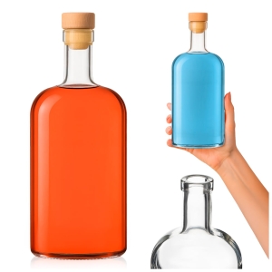 40x skleněná láhev TADEK 700 ml na pálenku, whisky, likéry, likér