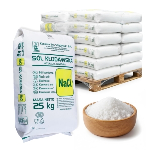 42× Kłodawská sůl neiodovaná potravinářská 25 kg – PALETA