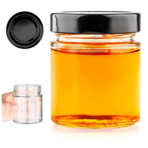 Sklenice 225 ml na med, sirupy, džem, marmelády