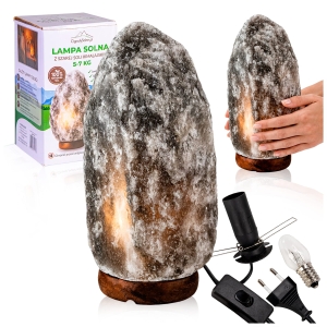 Lampa solná 5–7 kg šedá – přírodní ionizátor vzduchu