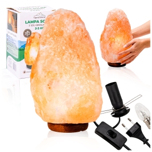 Solná lampa 9–11 kg z himálajské soli, ionizátor vzduchu