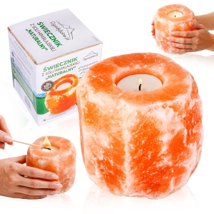 Solný svícen na čajové svíčky – přírodní ionizátor 1–2 kg