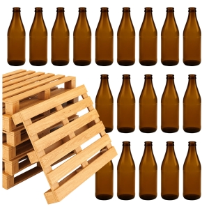 Láhev Vichy na pivo, cider, radler 500 ml hnědá – paleta 2086 kusů