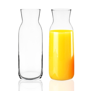 Skleněná karafa 1 L (1000 ml) na vodu, limonádu, šťávy, nápoje
