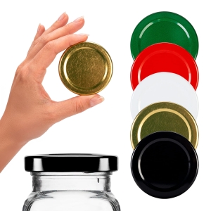 5x víčko šroubovací fi 53 mm na sklenice, lahve