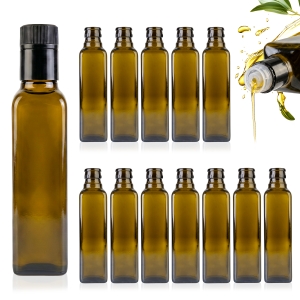 40x Skleněné láhve MARASCA Guala 250 ml olivové na olivový olej, ocet, olej