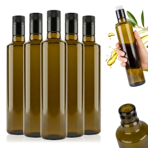 10x skleněné láhve Dorica Guala 500 ml olivové na olivový olej, ocet, olej