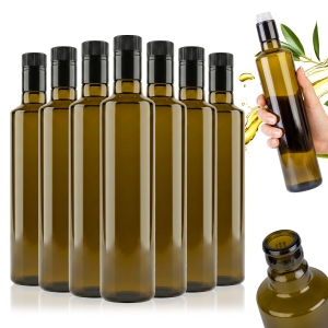20x skleněné láhve Dorica Guala 500 ml olivové na olivový olej, ocet, olej