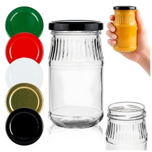 Skleněná zavařovací sklenice 190 ml Chrzanówka na zavařeniny, omáčky, protlaky, hořčici a džemy + ZDARMA
