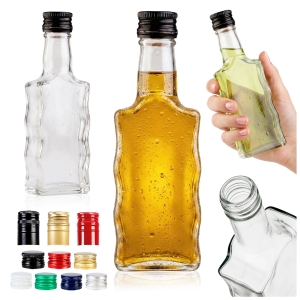 50× skleněná láhev FALA 200 ml na likéry, pálenku, likér, šťávy