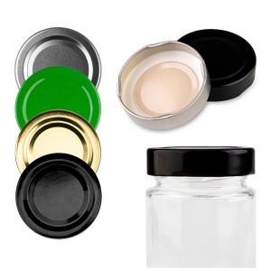 10× vysoké víčko fi 58 mm na sklenice a láhve