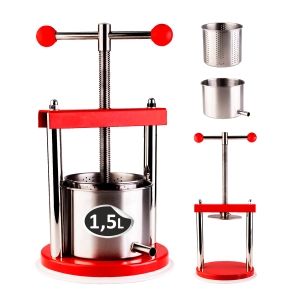 Rámový lis – lis na ovoce 1,5 l – průměr 12 cm