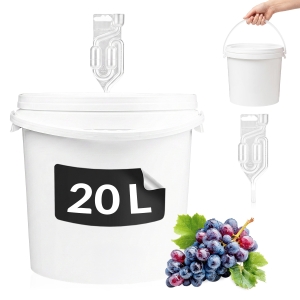 FERMENTAČNÍ NÁDOBA – 20 l – S KVAZNÍ TRUBIČKOU