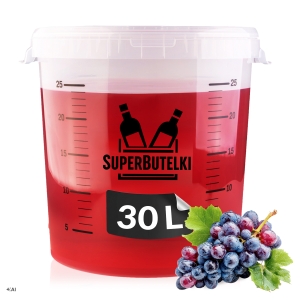 Fermentační nádoba PRŮHLEDNÁ 30 l