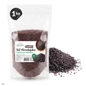 Černá himálajská sůl jemnozrnná 1 kg v sáčku