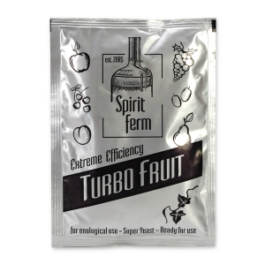 Spirit Ferm – kvasnice na ovocné kvasy – TURBO FRUIT s pektolázou – 40 g – 25 L
