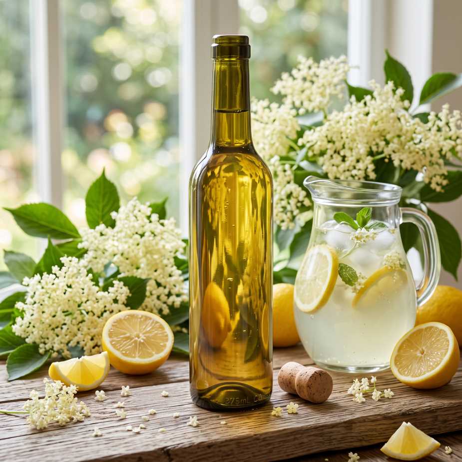 Sirup z květů černého bezu