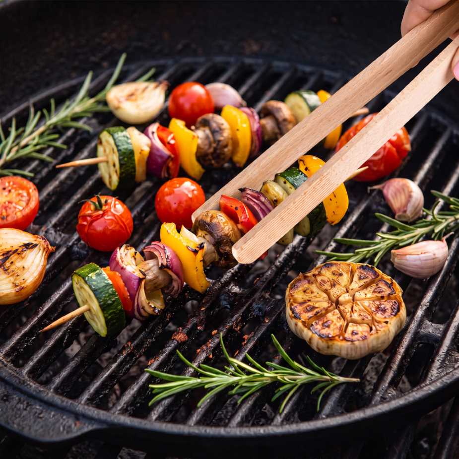 Nejlepší zelenina na gril: cuketa, paprika, žampiony, cibule, rajčátka