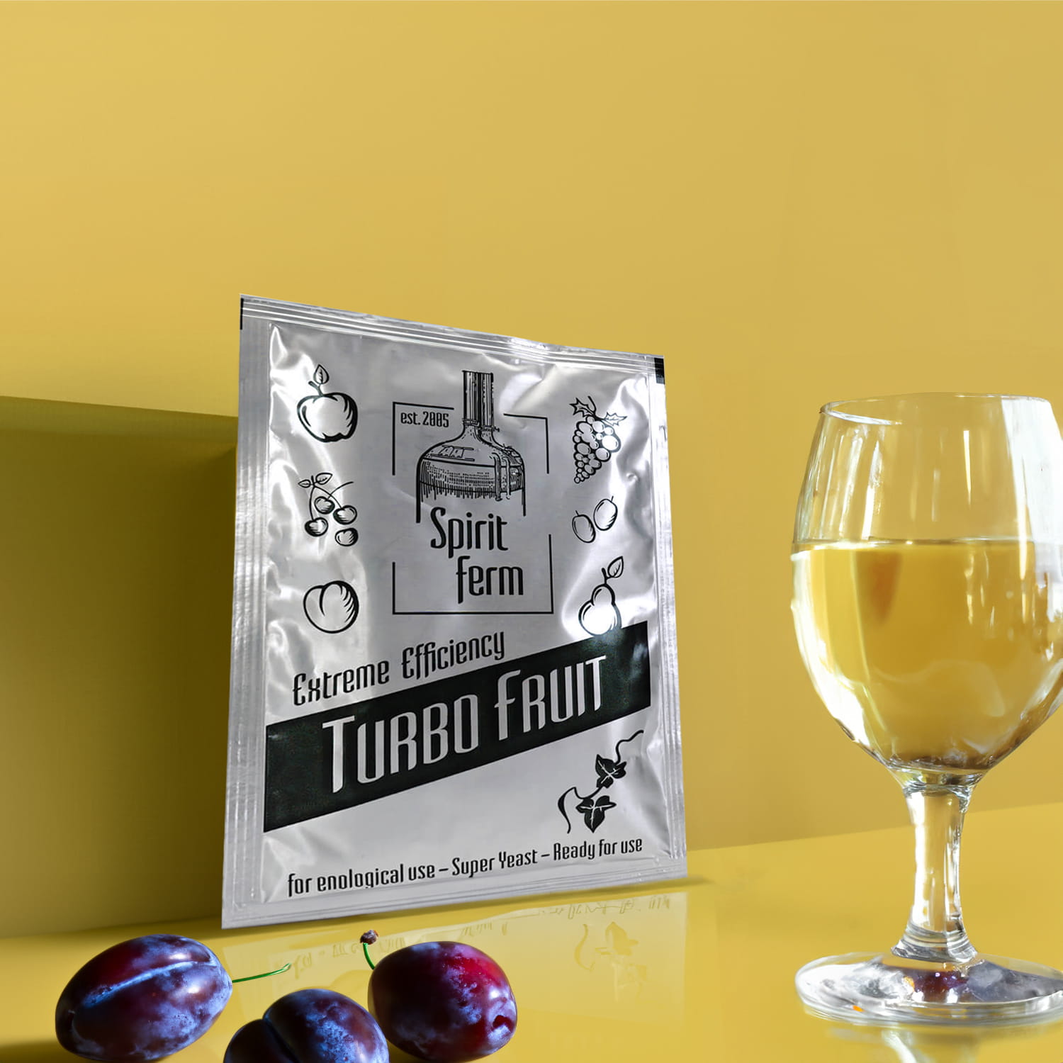 Spirit Ferm - drożdże do nastawów owocowych - TURBO FRUIT - 40 g - 25 L.jpg